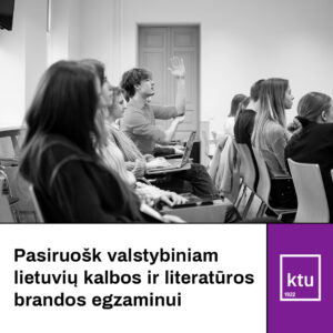 Pasiruošk valstybiniam lietuvių kalbos ir literatūros brandos egzaminui!