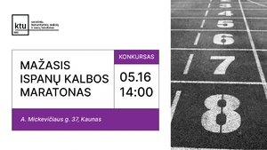 Konkursas „Mažasis ispanų kalbos maratonas“ gegužės 16 d., 14:00 val., A. Mickevičiaus g. 37, Kaunas