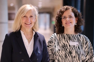 KTU prof. dr. Audronė Telešienė su CESSDA ERIC vykdomąja direktore dr. Bonnie Wolff-Boenisch