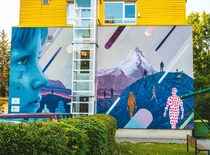 Mūrinė pasaka. Autorius: Rodion Petrov, nuotraukos autorius Andrius Aleksandravičius