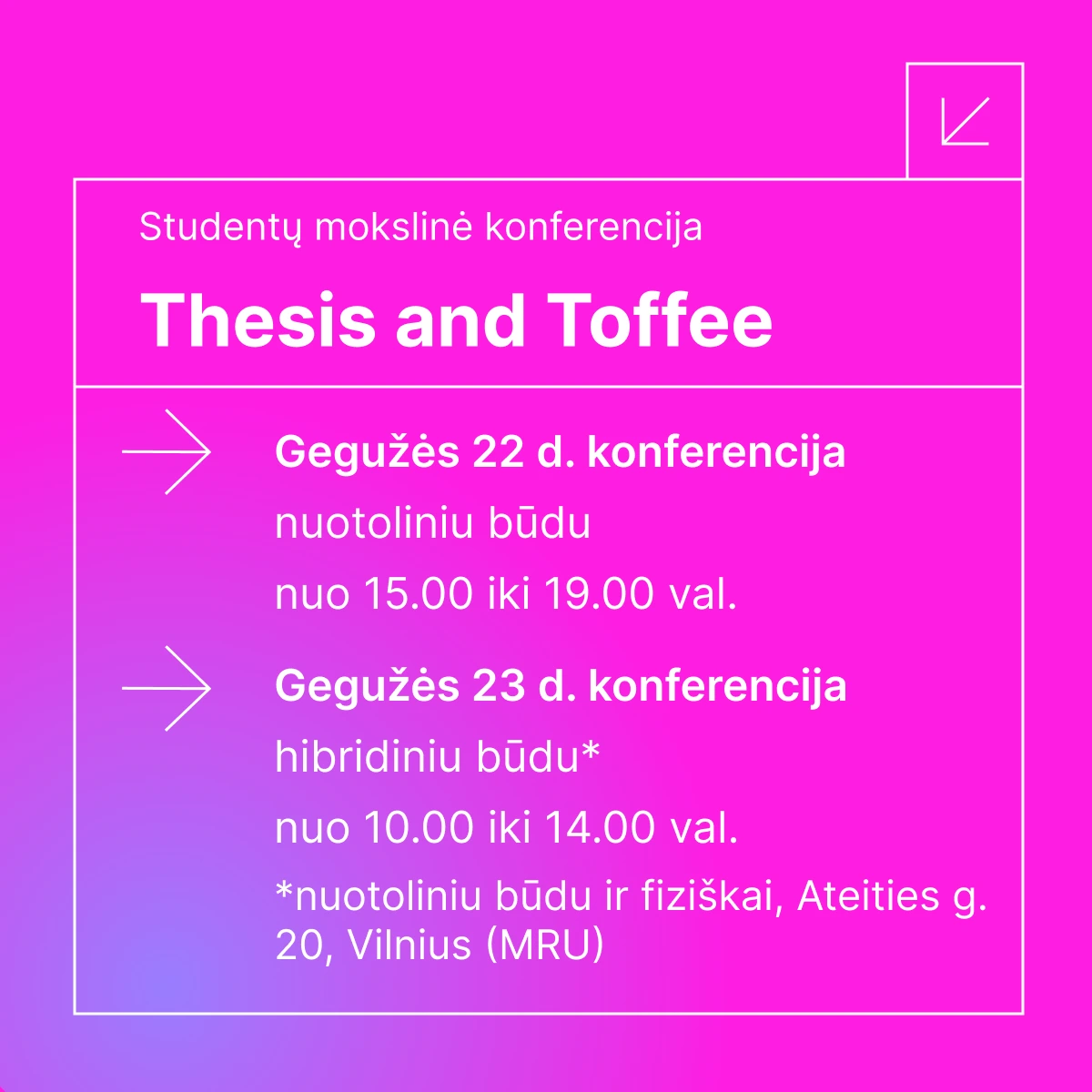 Thesis and Toffee 2026