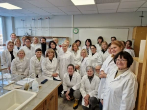 Programos dalyvių susitikimas KTU laboratorijoje