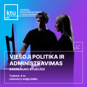 BA_Viešasis valdymas Vaikinas su mergina žiūri į kompiuterį. Reprezentacija viešiosios politikos ir administravimo studijų programos